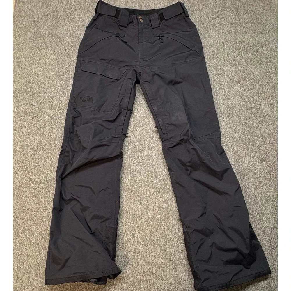The North Face DryVent Mens Snow Pants Black Ski Snowboard‎ Cargo Size S Regular